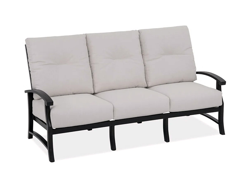 Lodge Aged Bronze Aluminium Med Puder Patio Sofa