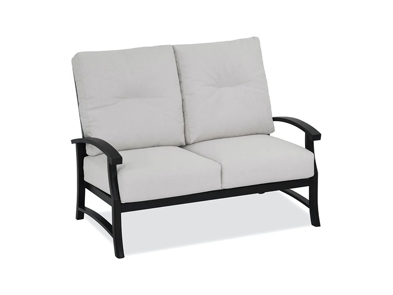 Lodge i alderen bronze aluminium med puder Patio Loveseat