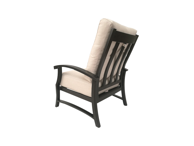 Lodge Aged Bronze Aluminium Med Puder Patio Club Stol