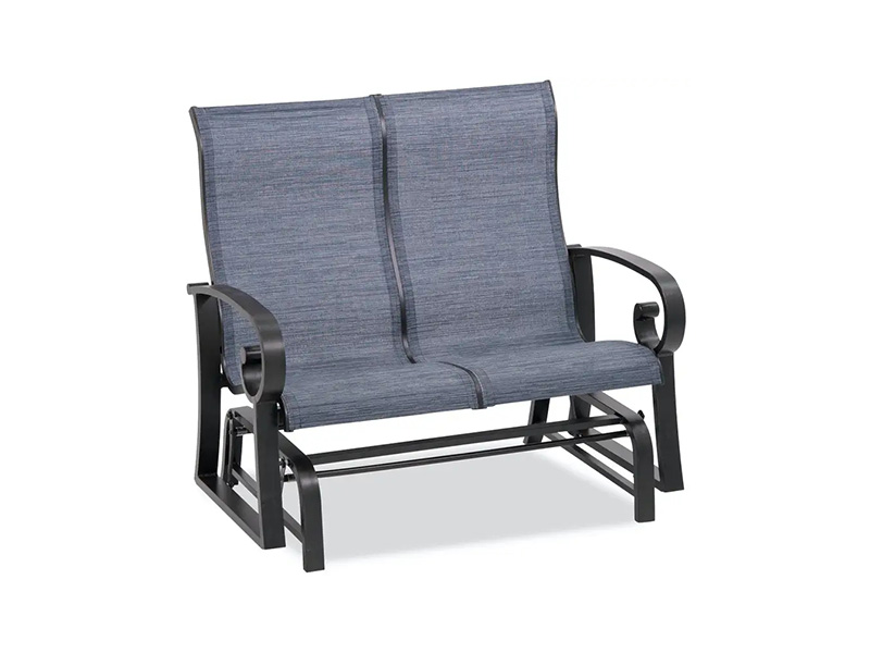Solstice Aluminium Patio Sling Loveseat Glider
