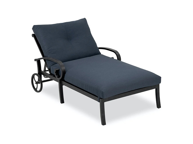 Solstice aluminium med puder Dobbelt chaiselong