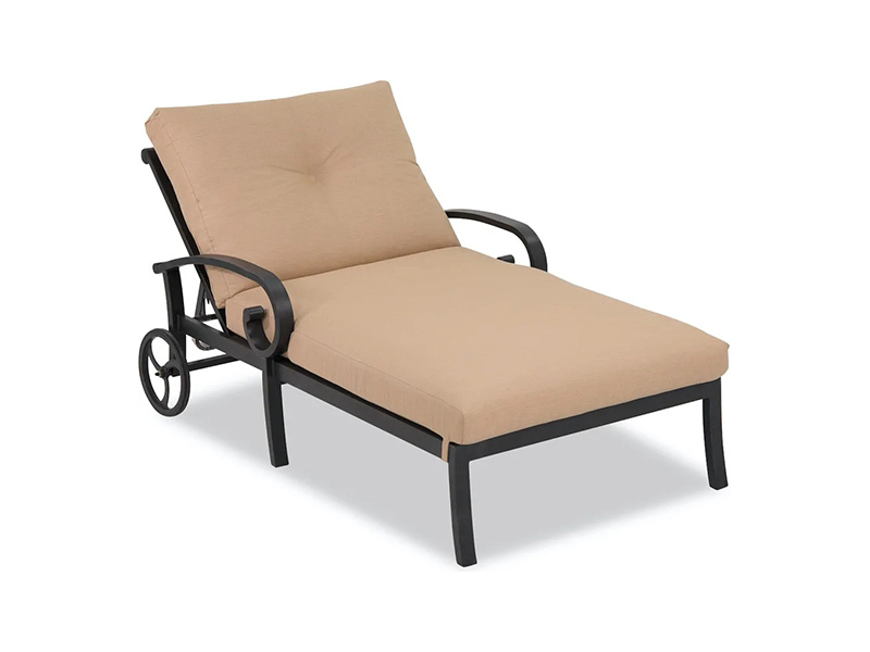 Solstice aluminium med puder Dobbelt chaiselong