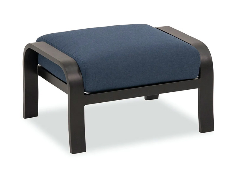 Solhvervsalderen bronzealuminium med puder Patio Ottoman