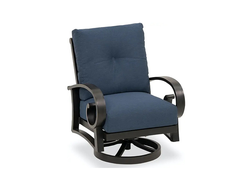 Solstice Aged Bronze Aluminium Med Puder Patio Drejelig Klubstol