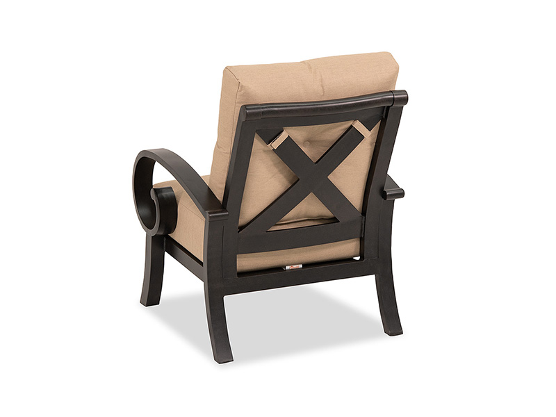 Solstice Aged Bronze Aluminium Med Puder Patio Club Stol
