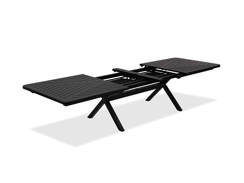 Solstice Aged Bronze Aluminium Terrasse 84-130 x 44 tommer. Udtræksspisebord