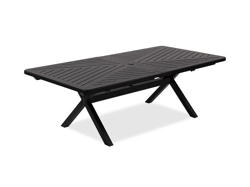 Solstice Aged Bronze Aluminium Terrasse 84-130 x 44 tommer. Udtræksspisebord