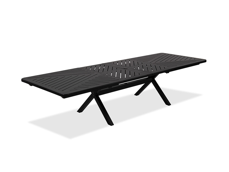 Solstice Aged Bronze Aluminium Terrasse 84-130 x 44 tommer. Udtræksspisebord
