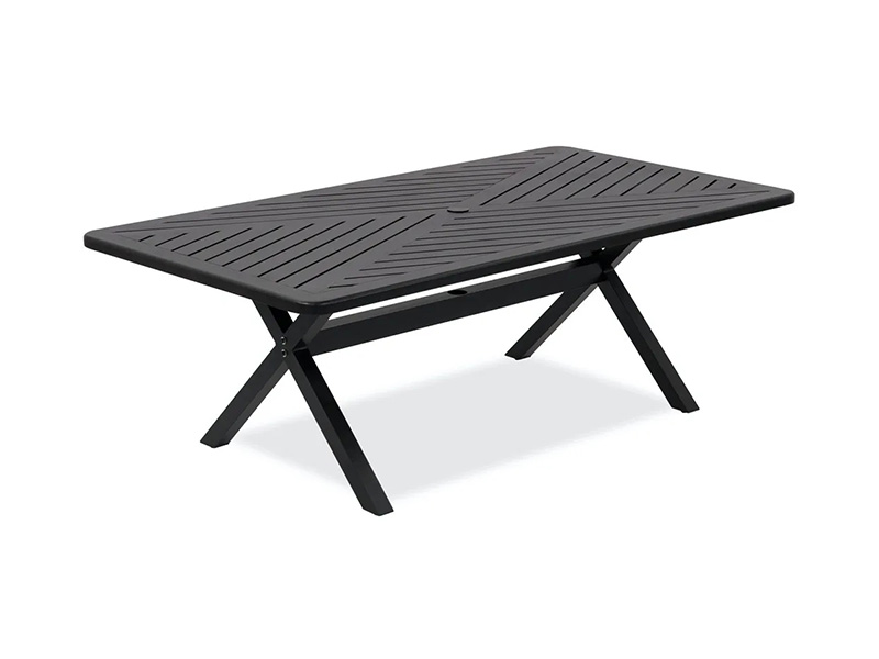 Solstice Aged Bronze Aluminium Terrasse 84X44 in. Spisebord