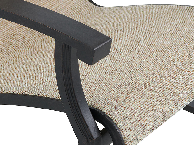 Lodge Aged Bronze Aluminium med Sling Spisestuestol
