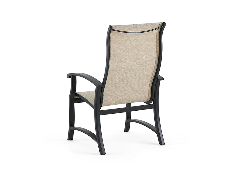 Lodge Aged Bronze Aluminium med Sling Spisestuestol
